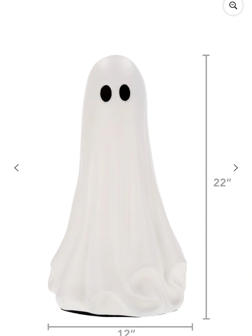 My Texas House Halloween Large 22” Ghost Tabletop Decoration Walmart NEW